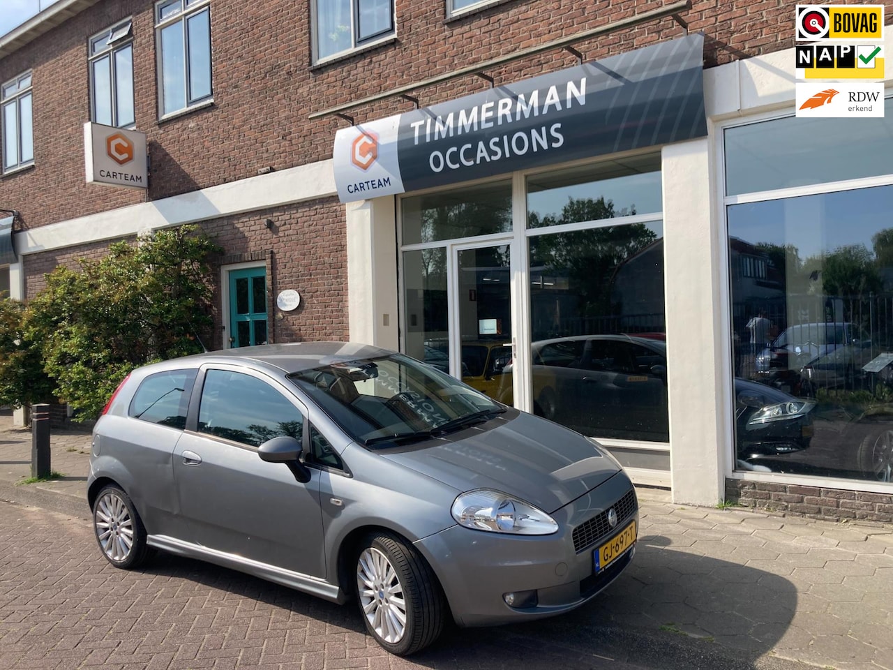 Fiat Grande Punto - 1.4-16V Dynamic|Airco|Trekhaak|APK jun'26 - AutoWereld.nl