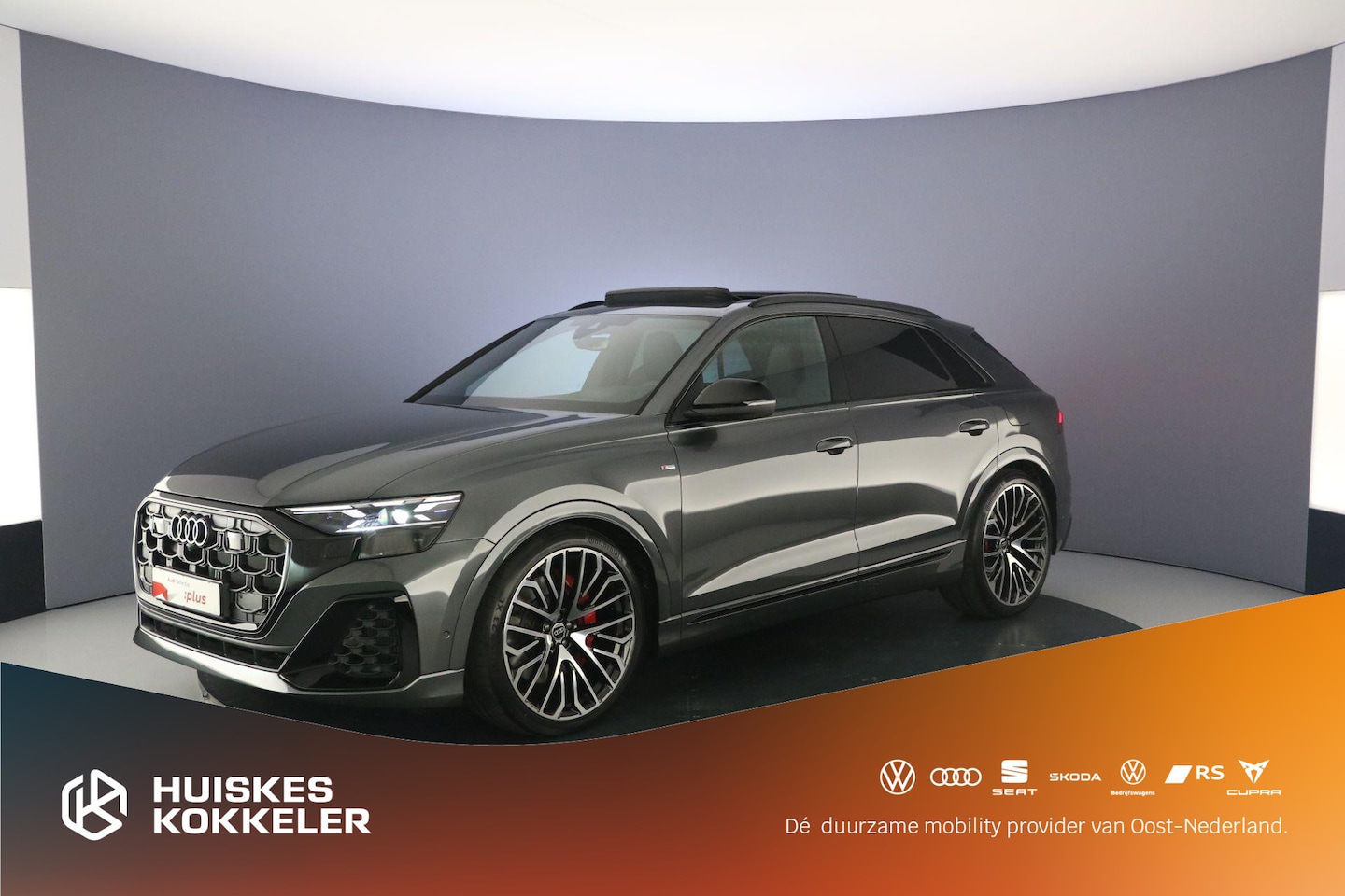 Audi Q8 - 55 TFSI e quattro Pro Line S | HD-Matrix | Pano | Headup | Oled | Achteras besturing | B&O - AutoWereld.nl