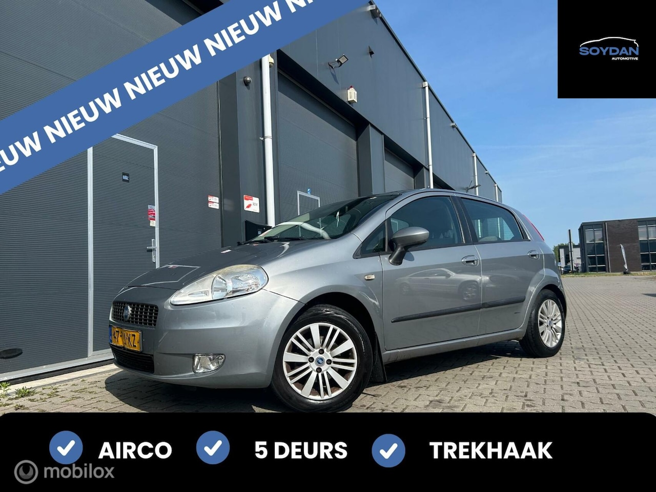 Fiat Grande Punto - 1.4 Active | AIRCO | 5 DRS | TREKHAAK | - AutoWereld.nl