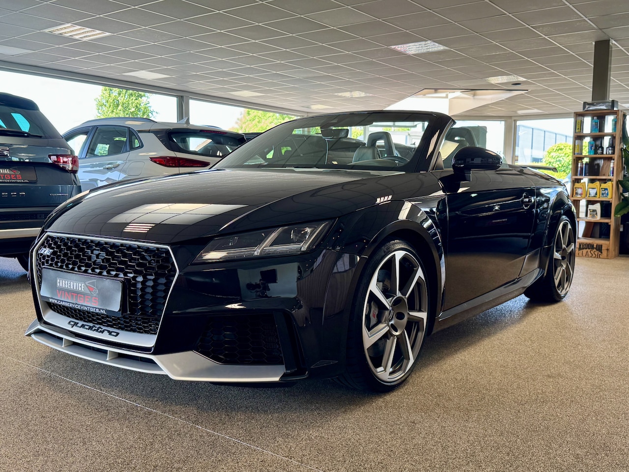 Audi TT Roadster - 2.5 TFSI TT RS quattro Keramisch, Camera, PDC, Airscarf, 20"inch, Dealer onderhouden! - AutoWereld.nl