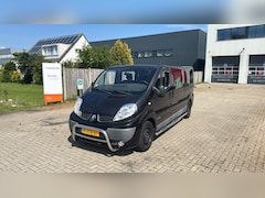 Renault Trafic - 2.5 dCi T29 L2H1 DC 184, 000 NAP AIRCO AUTOMAAT DUBBELE CABINE LANG ZWART 2010