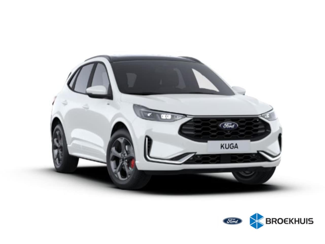 Ford Kuga - 2.5 PHEV ST-Line X | Elektrisch glazen panorama-dak | Standkachel | Trekhaak elektrisch ui - AutoWereld.nl