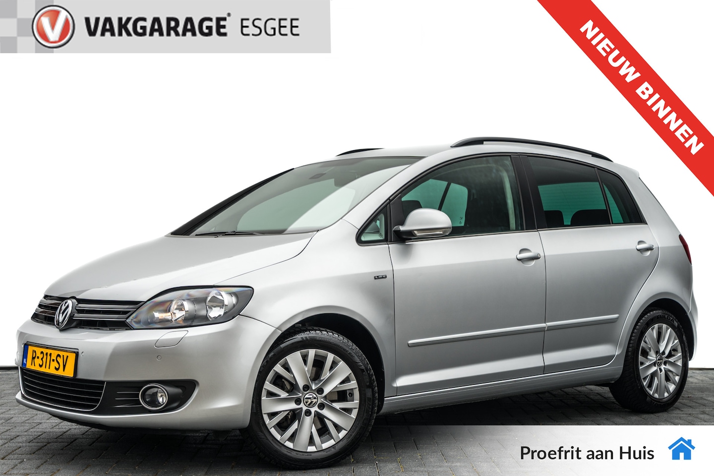 Volkswagen Golf Plus - 1.4 123 PK TSI Life AUTOMAAT RIJKLAAR INCL GARANTIE | DSG Automaat | Airco | RNS Navigatie - AutoWereld.nl
