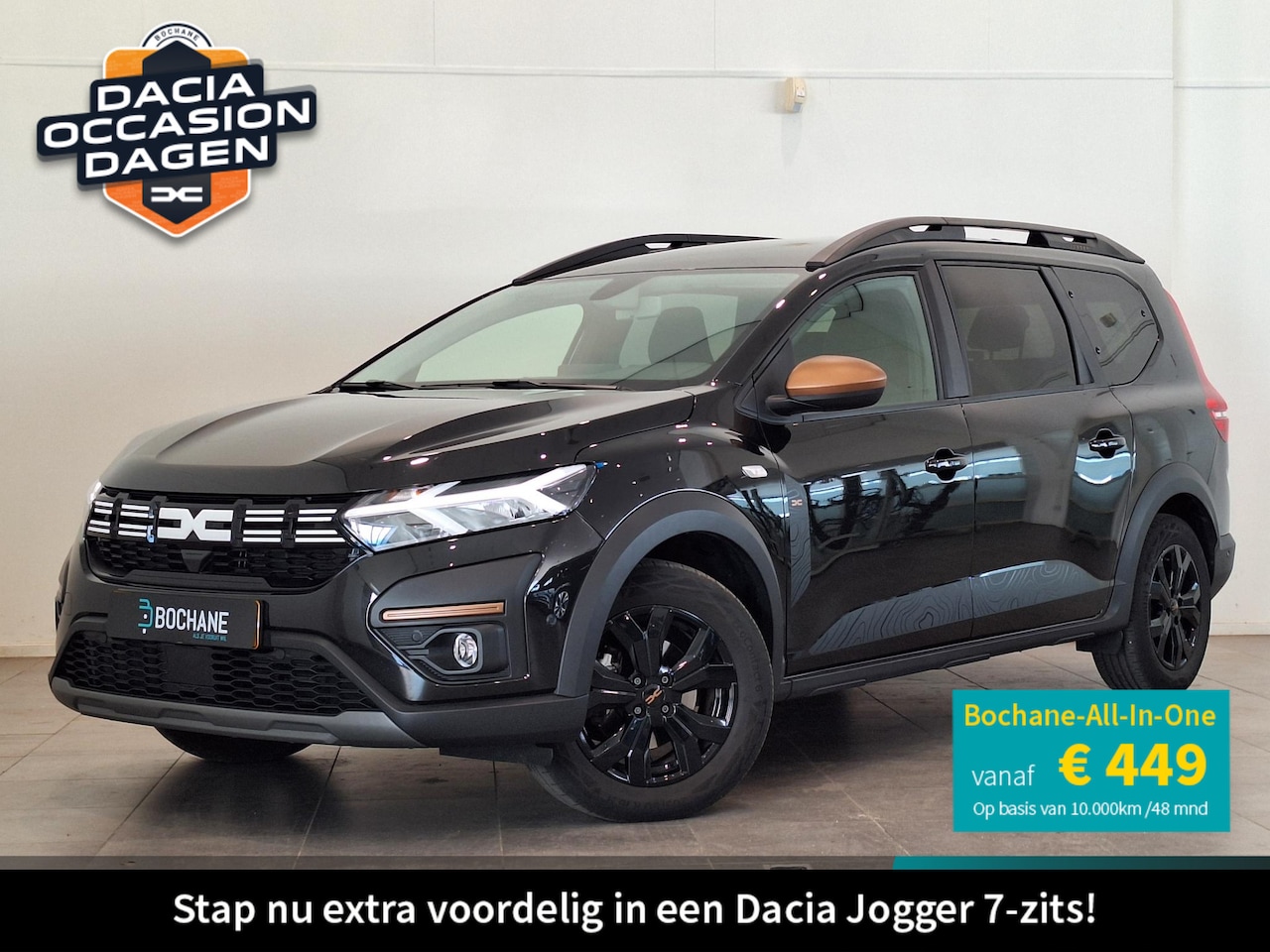 Dacia Jogger - 1.6 Hybrid 140 Extreme 7p. | 7-persoons | Navigatie | Dodehoekdetectie | Parkeersensoren v - AutoWereld.nl