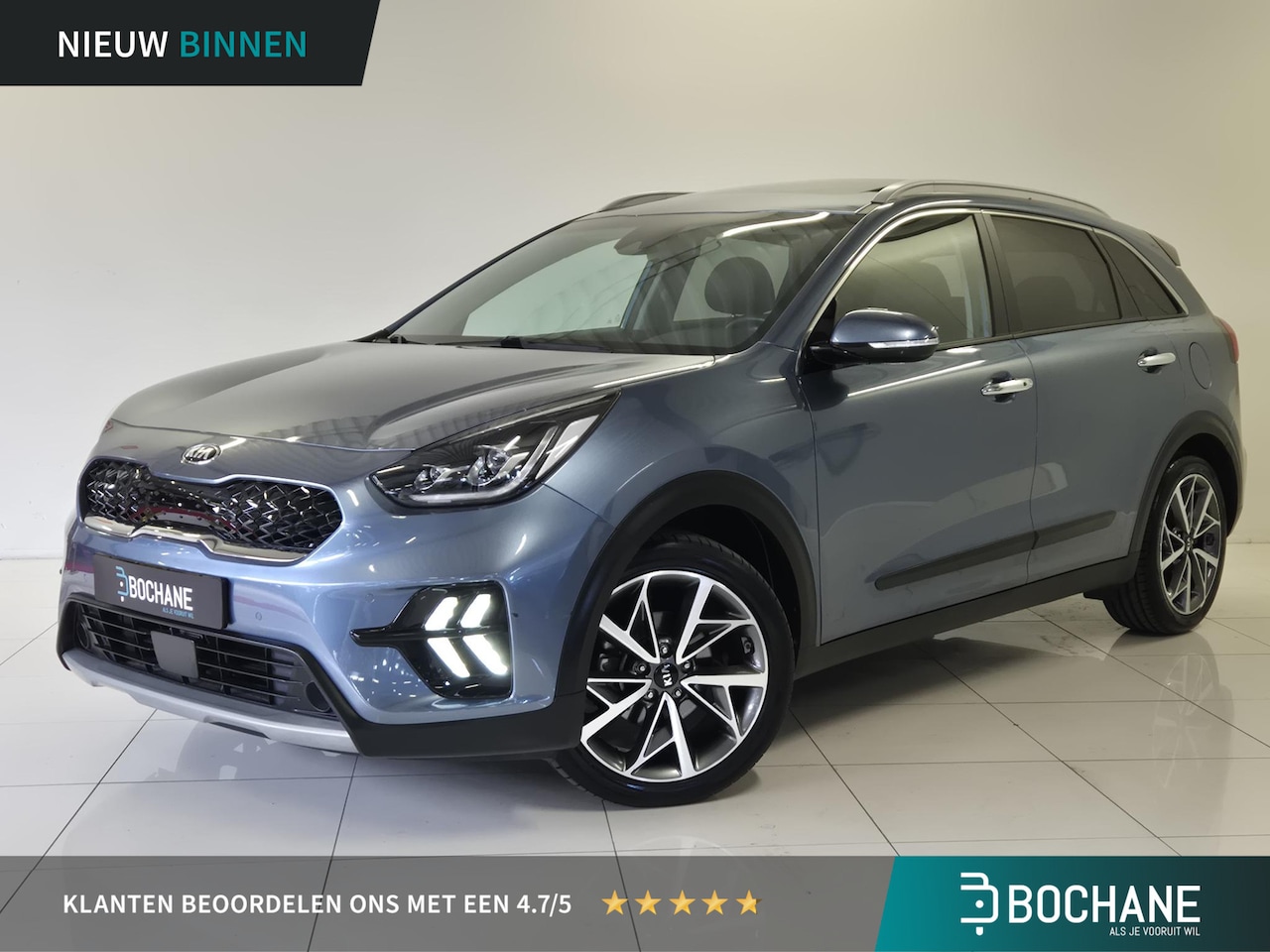 Kia Niro - 1.6 GDi Hybrid ExecutiveLine | Open dak | Leder | Navigatie | - AutoWereld.nl