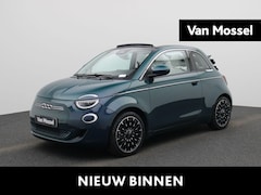 Fiat 500 C - 500e La Prima 42 kWh | Leder interieur | Navigatie | Climate Control | Parkeersensoren | L