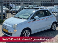 Fiat 500 - 1.2 Lounge AUTOMAAT Schuif-Panorama l Airco ECC l MTF-stuur l Bleu and me l NL AUTO NAP l
