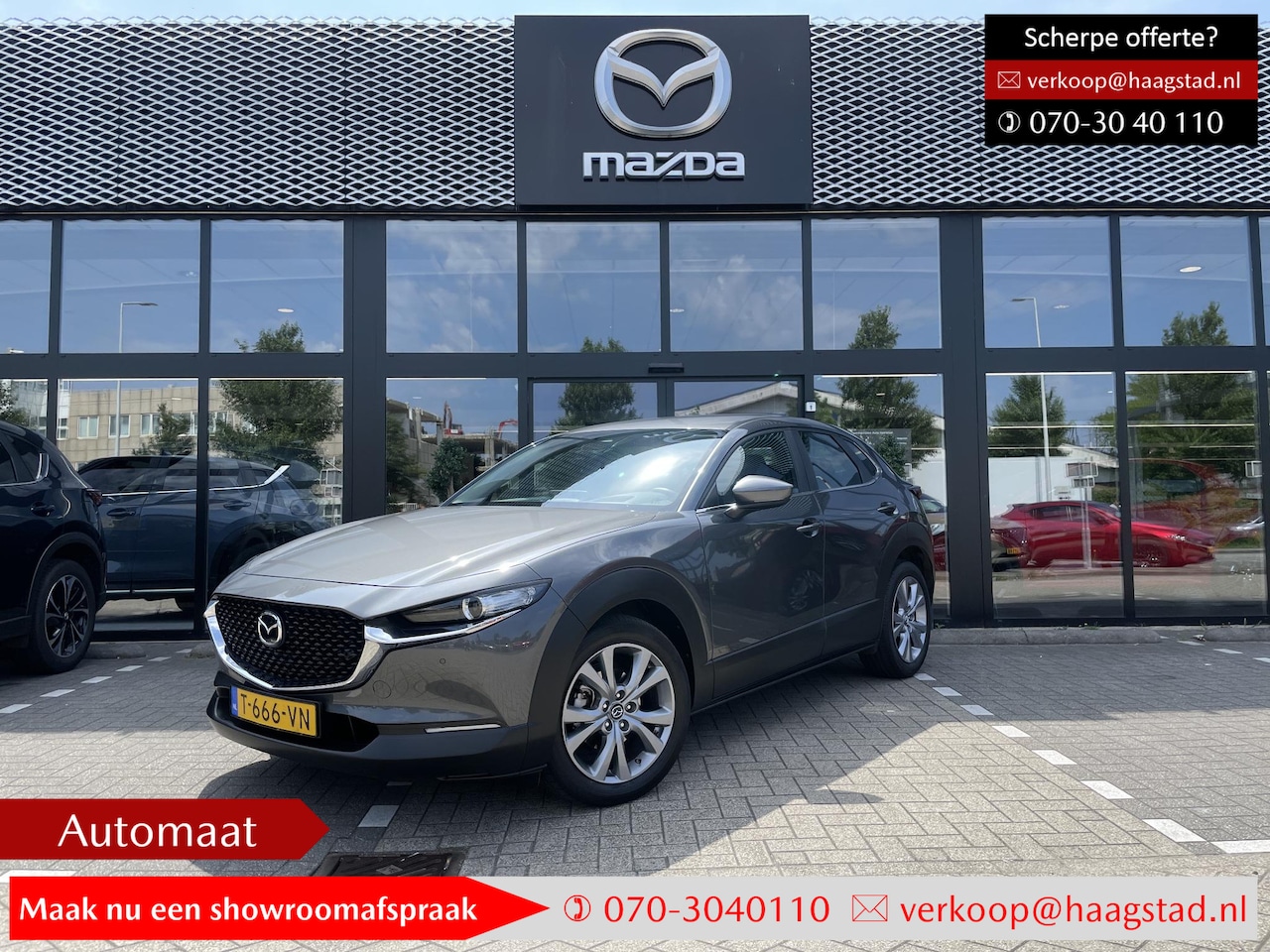Mazda CX-30 - 2.0 e-SkyActiv-G M Hybrid Exclusive-line Dealer onderhouden / 1e eigenaar / Leder - AutoWereld.nl