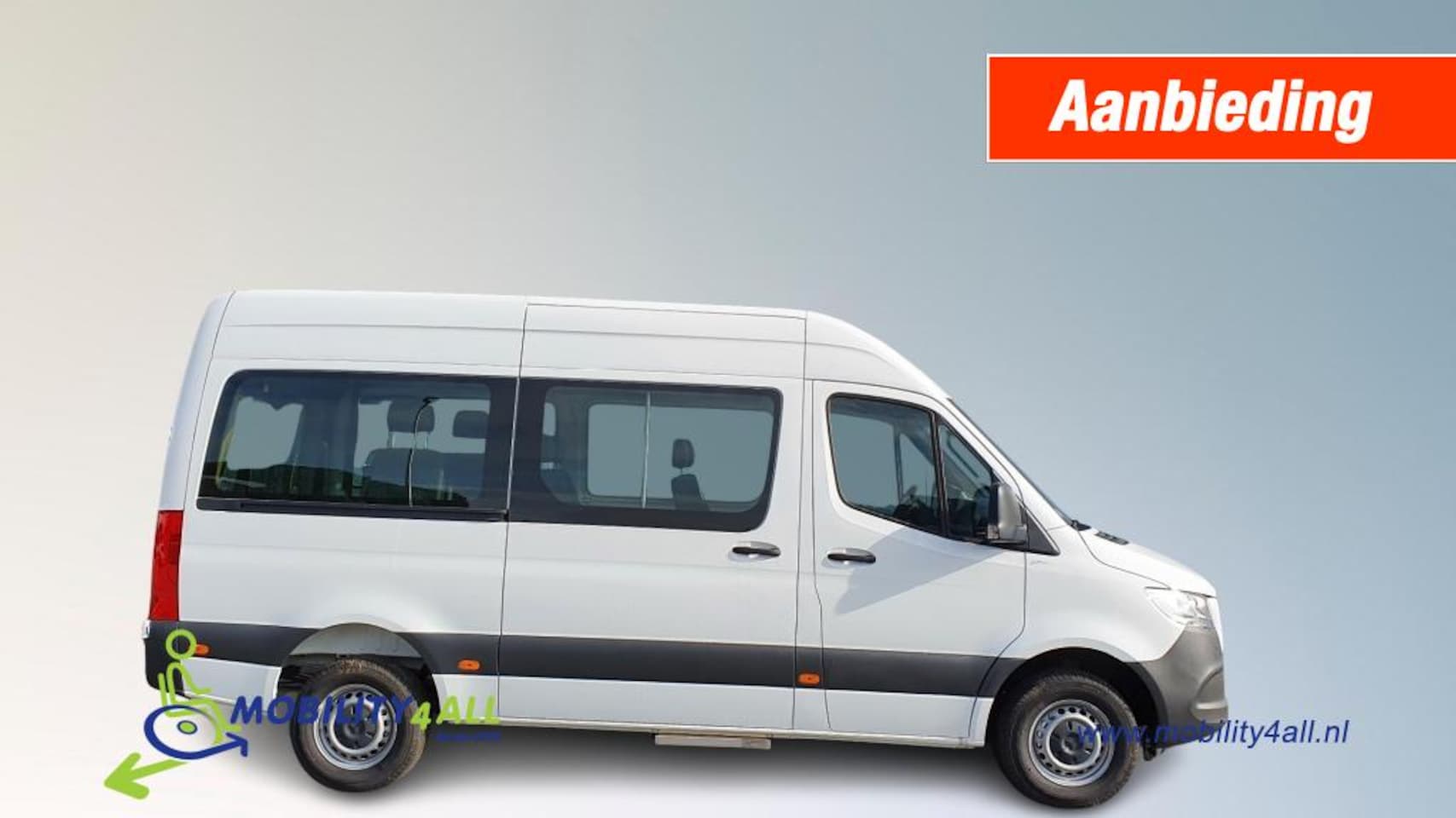 Mercedes-Benz Sprinter - TE KOOP NIEUWE :  9-persoons rolstoelbus - AutoWereld.nl