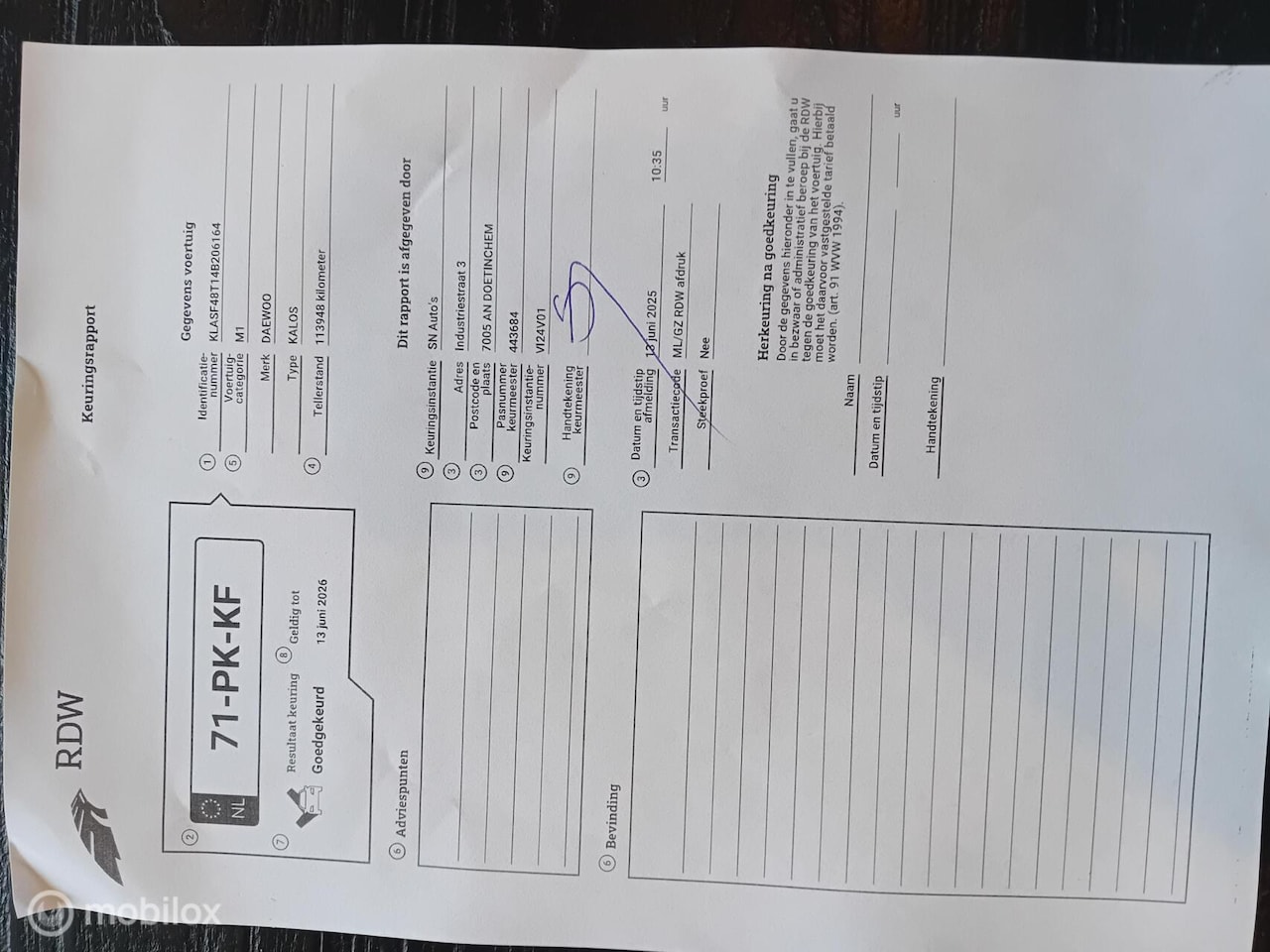Daewoo Kalos - 1.2 Spirit WEINIG KILOMETER 113953 APK 13 06 26 - AutoWereld.nl