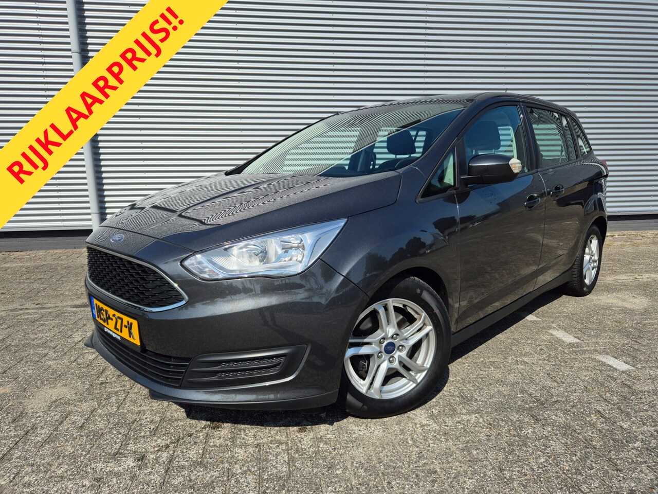 Ford Grand C-Max - 1.0 Ambiente Airco,cruise,stoelverwarming,voorraam/stuurverwarming,parkeersensoren achter, - AutoWereld.nl