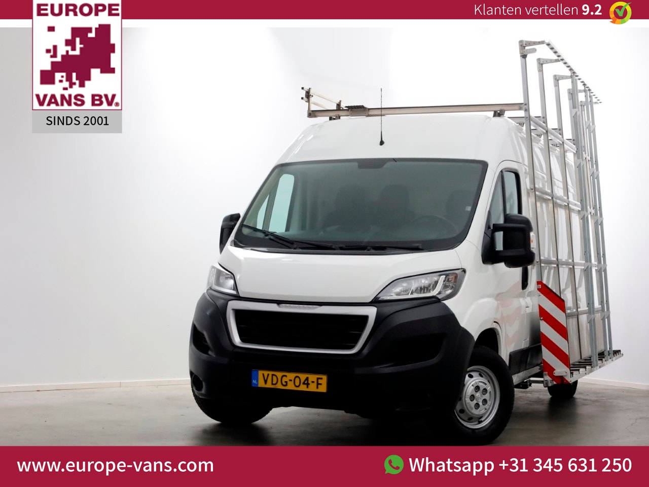 Peugeot Boxer - 2.2 BlueHDi 140pk L2H2 Premium Glasresteel 260cm Hoog 11-2019 - AutoWereld.nl
