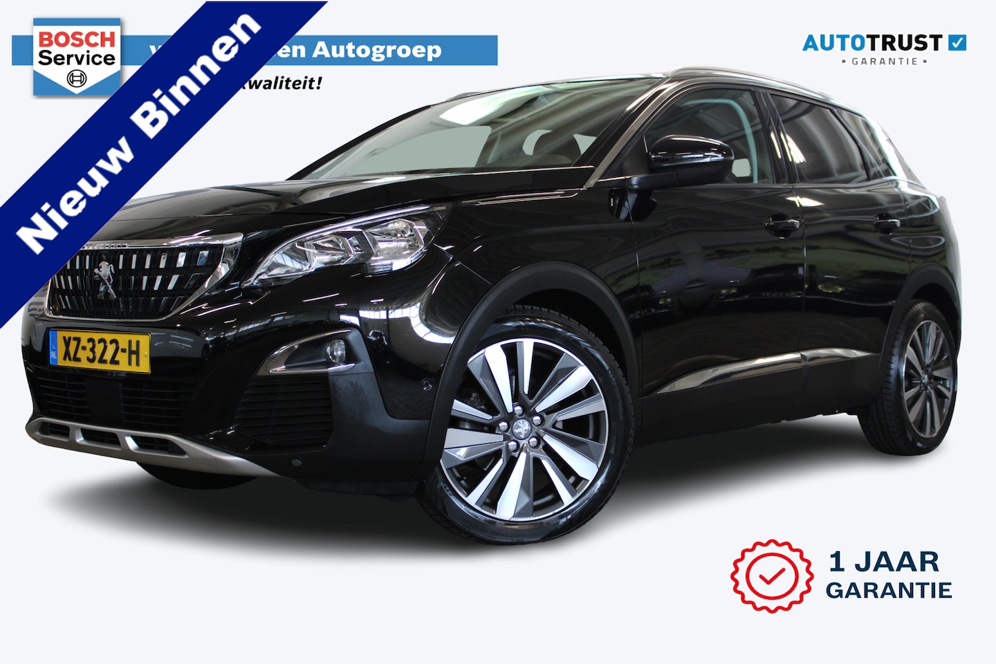 Peugeot 3008 - 1.2 PureTech Premium | Incl. 12 maanden garantie | Cruise control | Trekhaak | Parkeercame - AutoWereld.nl