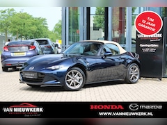 Mazda MX-5 - 1.5 Skyactiv-G 132pk Kazari Tan Nappa Leder& Softtop 8, 8" TFT Draadloze Carplay