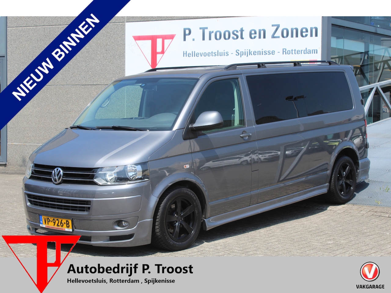 Volkswagen Transporter - 2.0 TDI L2H1 DC MARGE!! AUTOMAAT Navigatie/Bluetooth/Cruise control/Climate control/Stoelv - AutoWereld.nl