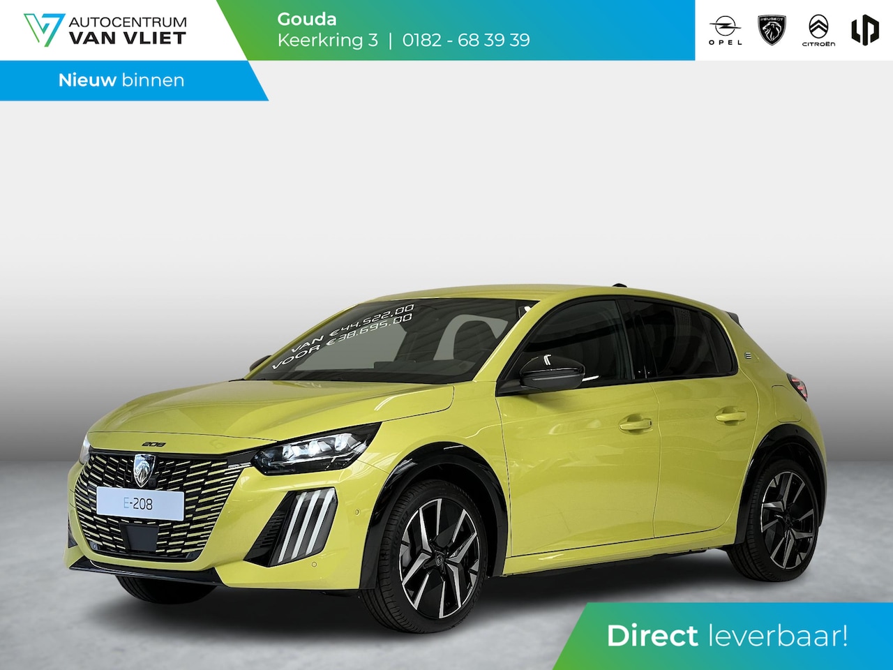Peugeot e-208 - EV GT 51 kWh | Long range | Stoelverwarming & Massage | Navigatie | Adaptieve Cruise Contr - AutoWereld.nl