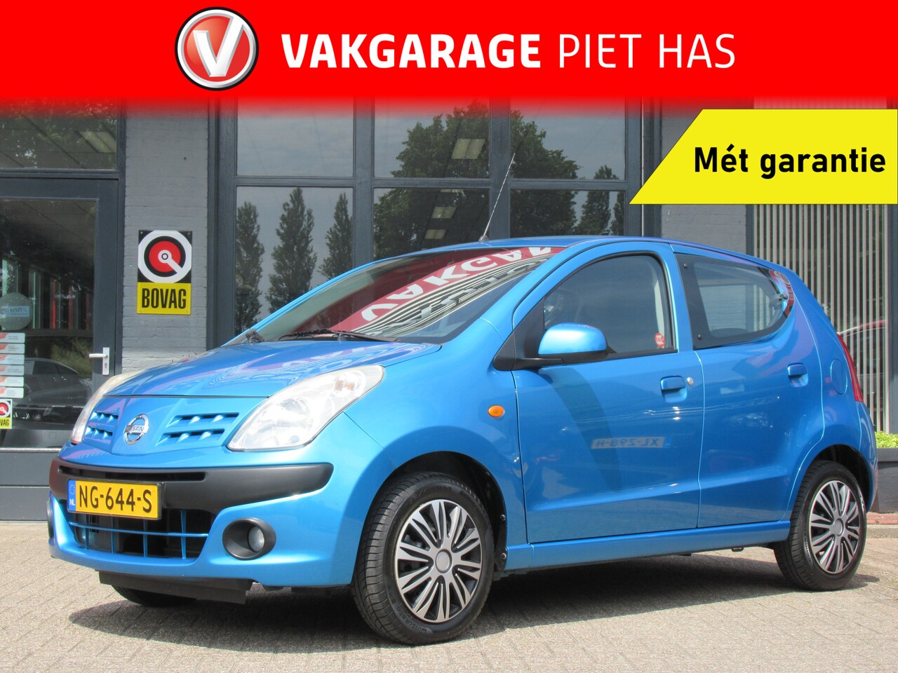 Nissan Pixo - 1.0 Acenta | Radio-CD | Elektrisch pakket | Lichtmetalen velgen | Garantie | Metallic lak - AutoWereld.nl