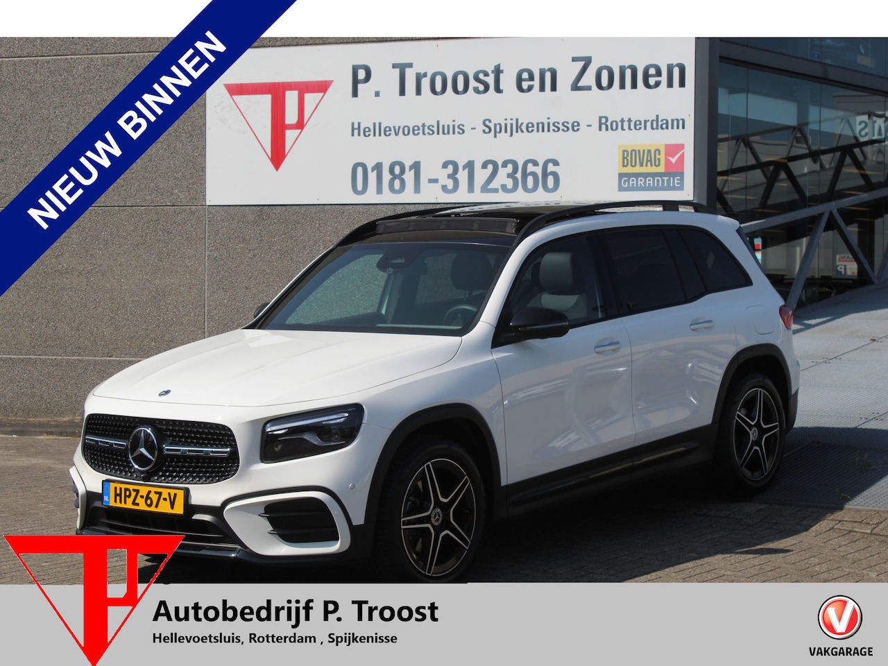 Mercedes-Benz GLB - 200 Star Edition AMG Line Night pakket/Sfeerverlichting/Panoramadak/Carbon interieurdelen/ - AutoWereld.nl