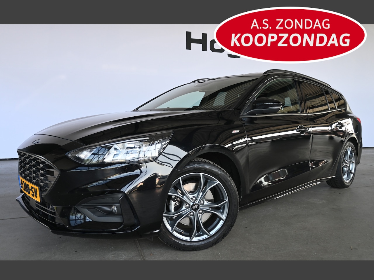 Ford Focus Wagon - 1.0 EcoBoost Hybrid ST Line Business Clima Navigatie Dealer Onderhouden! Inruil Mogelijk! - AutoWereld.nl