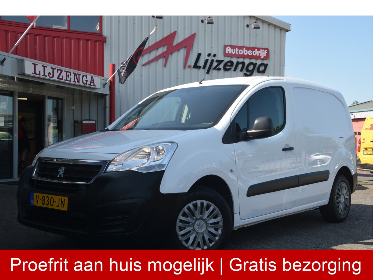 Peugeot Partner - 120 1.6 BlueHDi 75 L1 Pro Airco | Trekhaak | Cruise | radio/CD - AutoWereld.nl