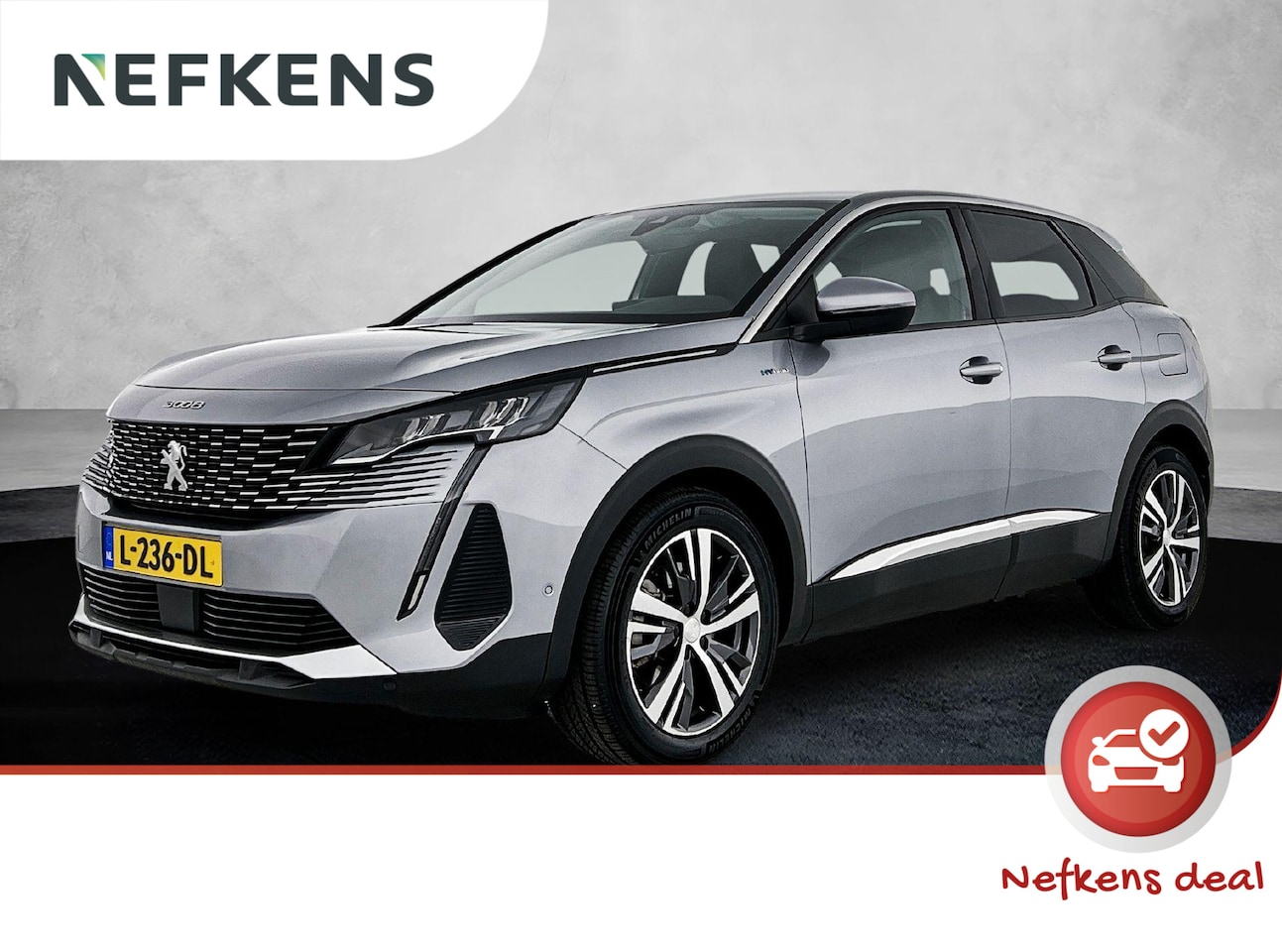 Peugeot 3008 - SUV Allure Hybrid 225 pk Automaat | Navigatie | Achteruitrijcamera | Accu 92% | Parkeersen - AutoWereld.nl