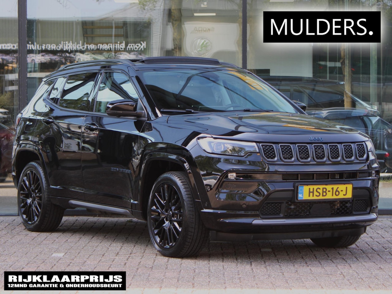 Jeep Compass - 4xe 240 Plug-in Hybrid Electric S | Navi / Panorama / Leder - AutoWereld.nl