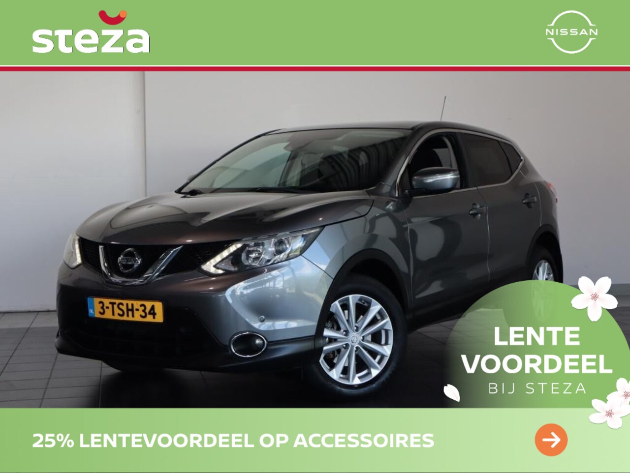 Nissan Qashqai - 1.2 Connect Edition / Camera / Navigatie / Cruise Control - AutoWereld.nl
