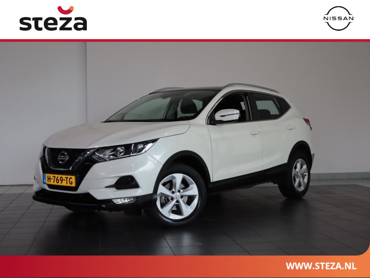Nissan Qashqai - 1.3 DIG-T Acenta / Achteruitrijcamera / Parkeersensoren / Panorama - AutoWereld.nl