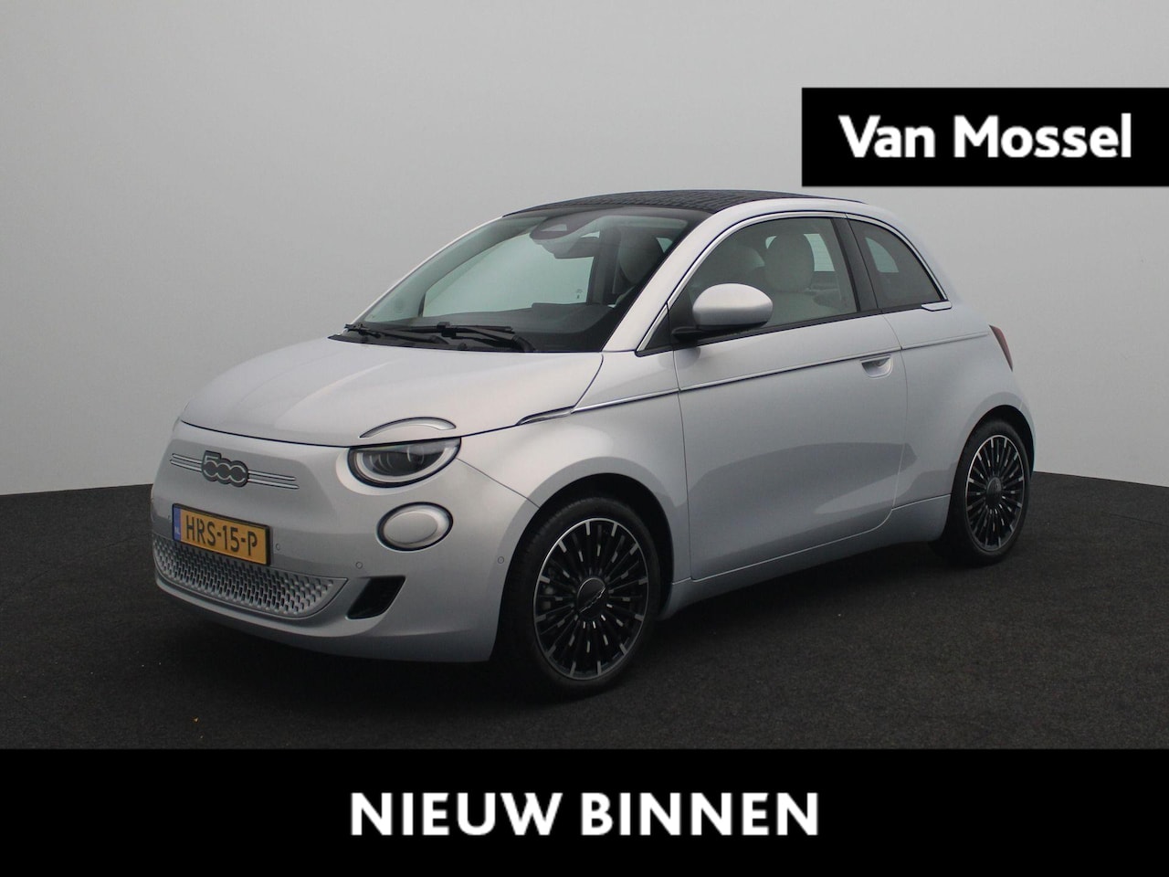 Fiat 500 C - La Prima 42 kWh | Lederen Stoelbekleding | NAVI | Camera | 17'' LM. Velgen | Stoelverwarmi - AutoWereld.nl