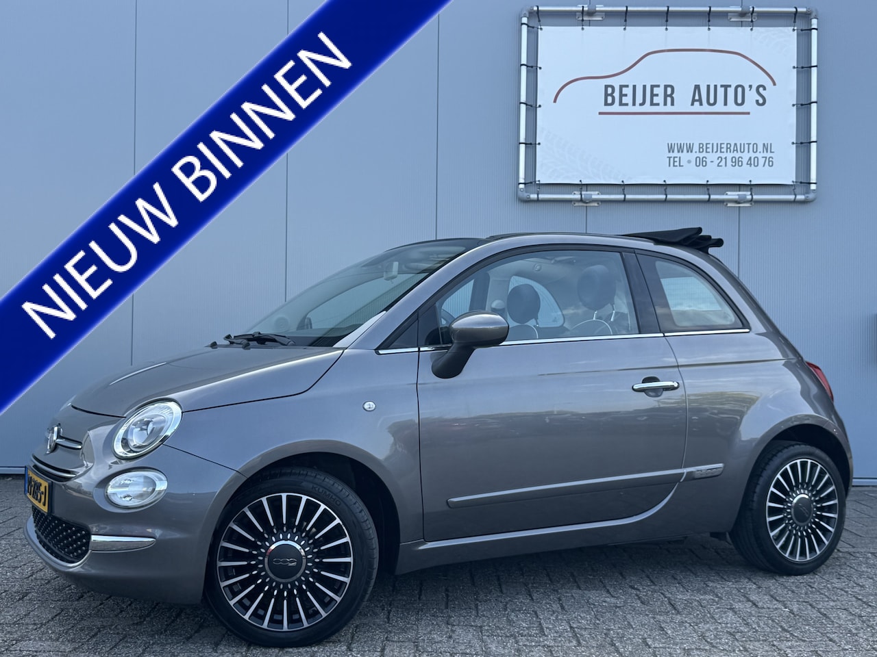 Fiat 500 C - 0.9 TwinAir Turbo Lounge Navigatie/Airco/16inch. - AutoWereld.nl