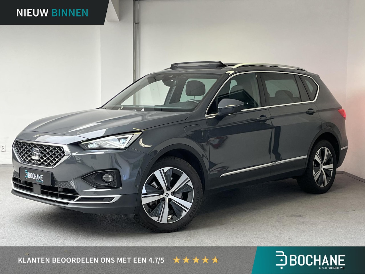 Seat Tarraco - 1.4 TSI e-Hybrid PHEV Xcellence | PANO | LEDER | 360 CAMERA | - AutoWereld.nl