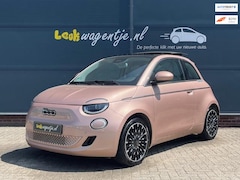Fiat 500 - La Prima 42 kWh *schuifdak *leder *p-camera *rosé
