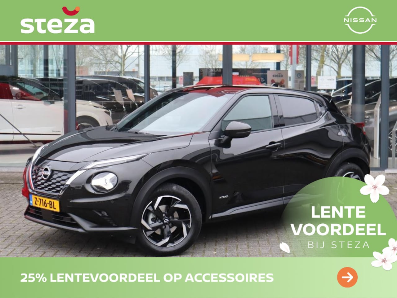 Nissan Juke - 1.6 Hybride 143PK N-Connecta / Navigatie / Apple Carplay - AutoWereld.nl