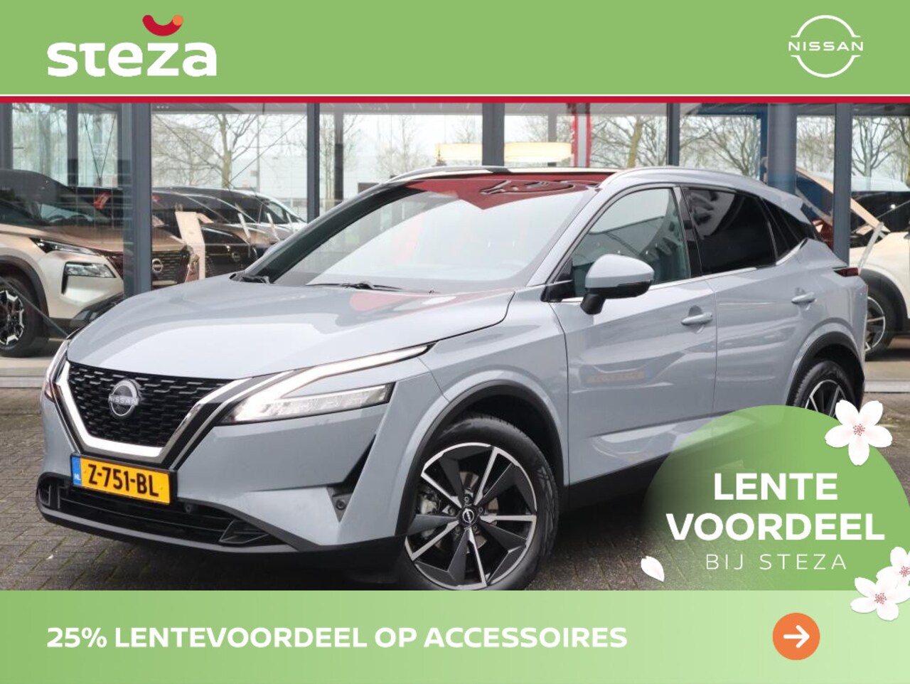 Nissan Qashqai - 1.3 MHEV 158PK Tekna / 1800KG geremd / Pro-Pilot - AutoWereld.nl