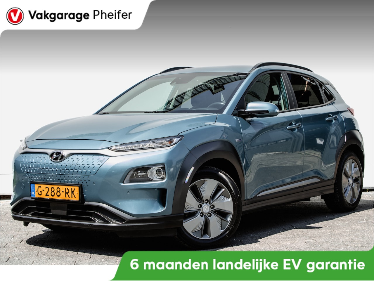 Hyundai Kona Electric - EV Premium 64 kWh Leer/ Stoel-stuurverwarming/ Head up/ Camera/ Carplay/ Navigatie - AutoWereld.nl