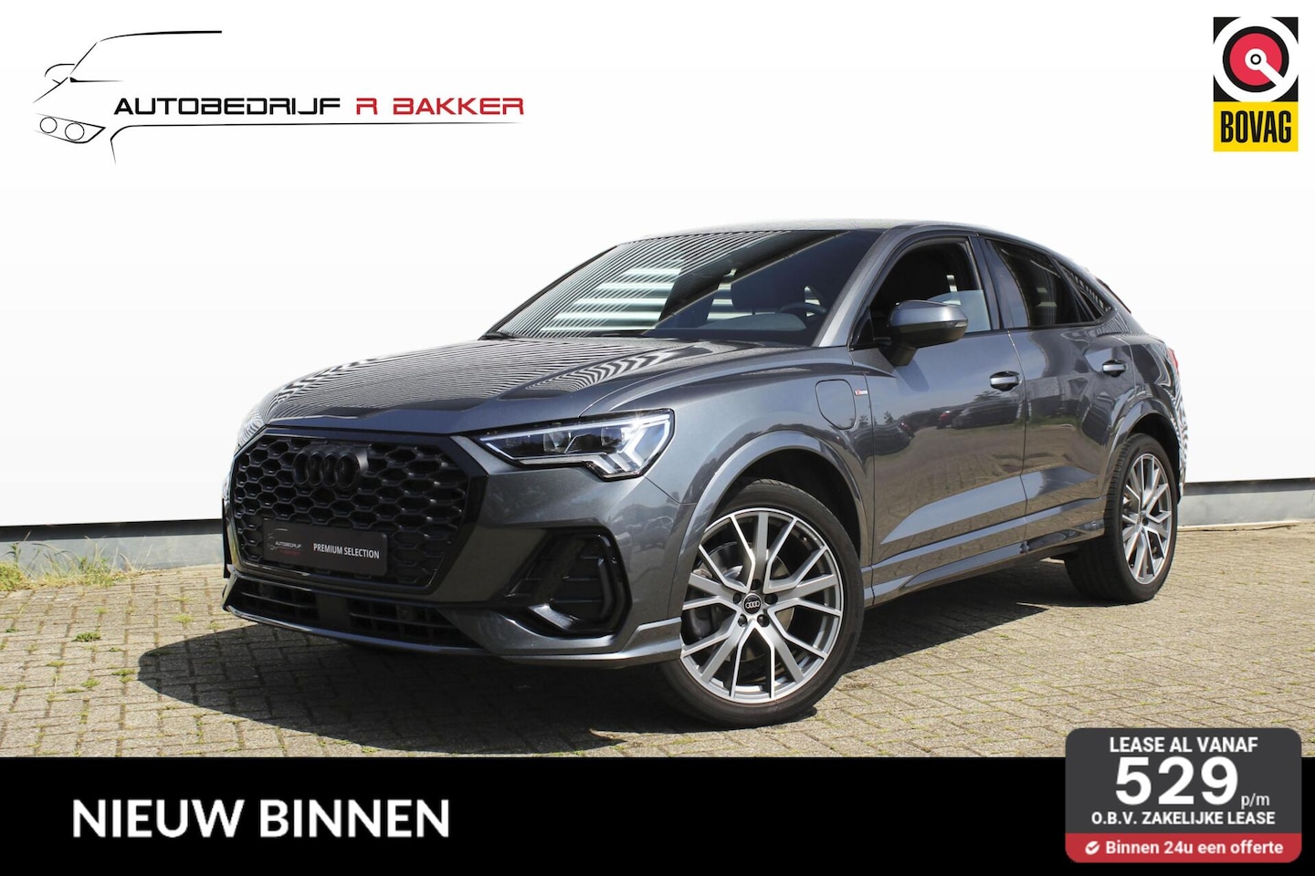 Audi Q3 Sportback - 45 TFSI e S Edition // 3X S-Line - Plat stuur - Trekhaak klapbaar - Black Optic - Ambient - AutoWereld.nl