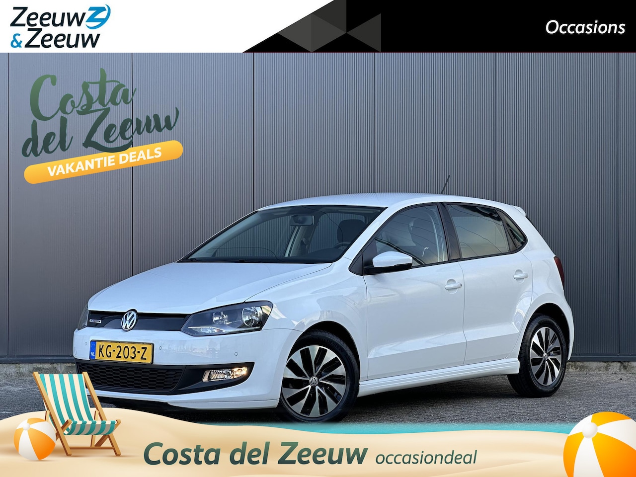 Volkswagen Polo - 1.0 BlueMotion Edition | Airco | Cruise | Bluetooth | Parkeersensoren | Apple Carplay | An - AutoWereld.nl