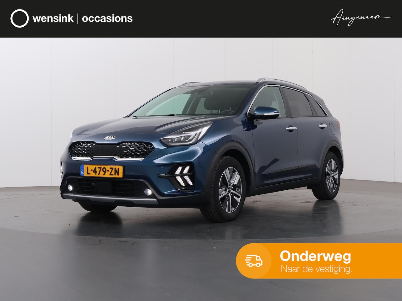 Kia Niro - 1.6 GDi Hybrid DynamicPlusLine | Stoel/Stuurwielverwarming | Leder | Dodehoek Detectie  | - AutoWereld.nl