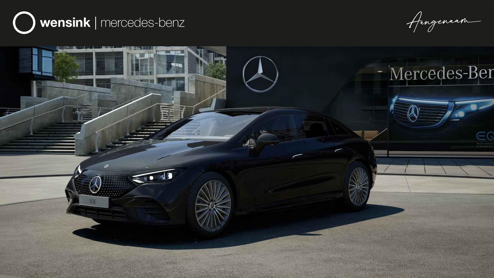 Mercedes-Benz EQE - 300 Business Solution AMG 90 kWh | Panoramisch schuifdak | Burmester | 360° camera | MBUX - AutoWereld.nl