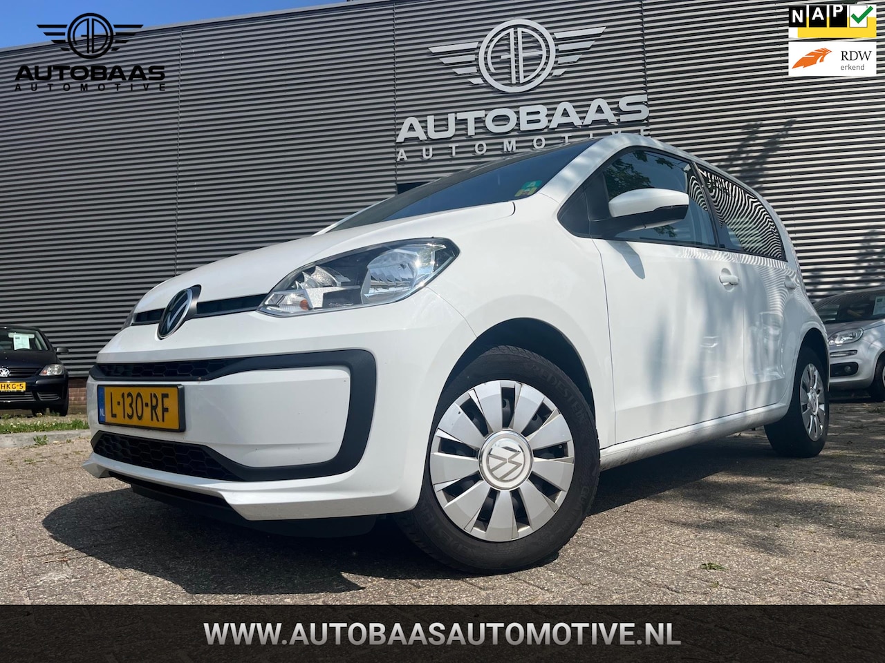Volkswagen Up! - 1.0 **NW APK T/M 07-2027** NL-AUTO+NAP+1EIG+CLIMATE CONTROL+CAMERA+TREKHAAK+PARKEERSENOREN - AutoWereld.nl