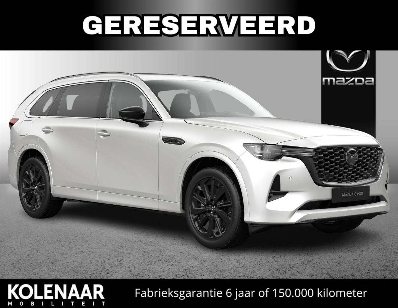 Mazda CX-80 - Homura Plus 2.5 e-Sky PHEV 327 AWD Automaat /Direct leverbaar/€4000,- instapvoordeel - AutoWereld.nl