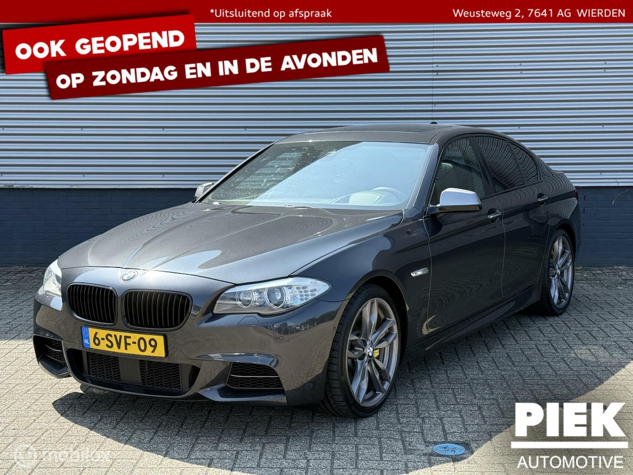 BMW 5-serie - M550xd |M-Pakket|Schuifdak|Bomvol|ACC|Trekhaak - AutoWereld.nl