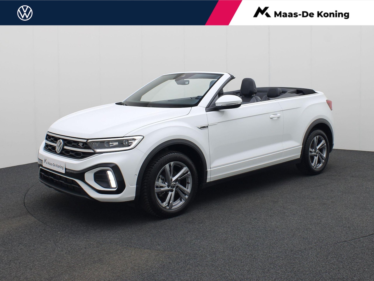 Volkswagen T-Roc Cabrio - 1.5TSI/150PK DSG R-Line · Navigatie · Side Assist · Apple Car Play · Stoelverwarming · - AutoWereld.nl