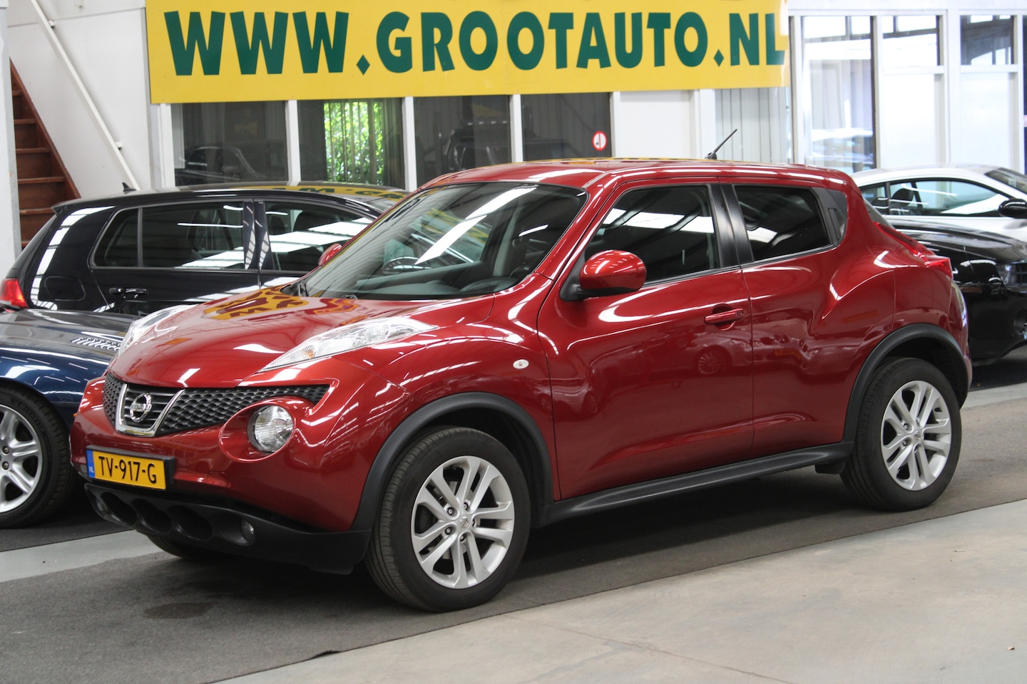 Nissan Juke - 1.6 Tekna Automaat Volledig onderhouden, Airco, Trekhaak - AutoWereld.nl