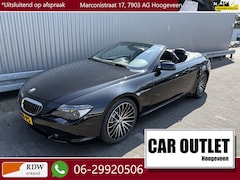BMW 6-serie Cabrio - 645Ci 172Dkm.NAP, AUTOMAAT, Navi, Leer, 20"LM, Vol & z.g.a.n. APK – Inruil Mogelijk –