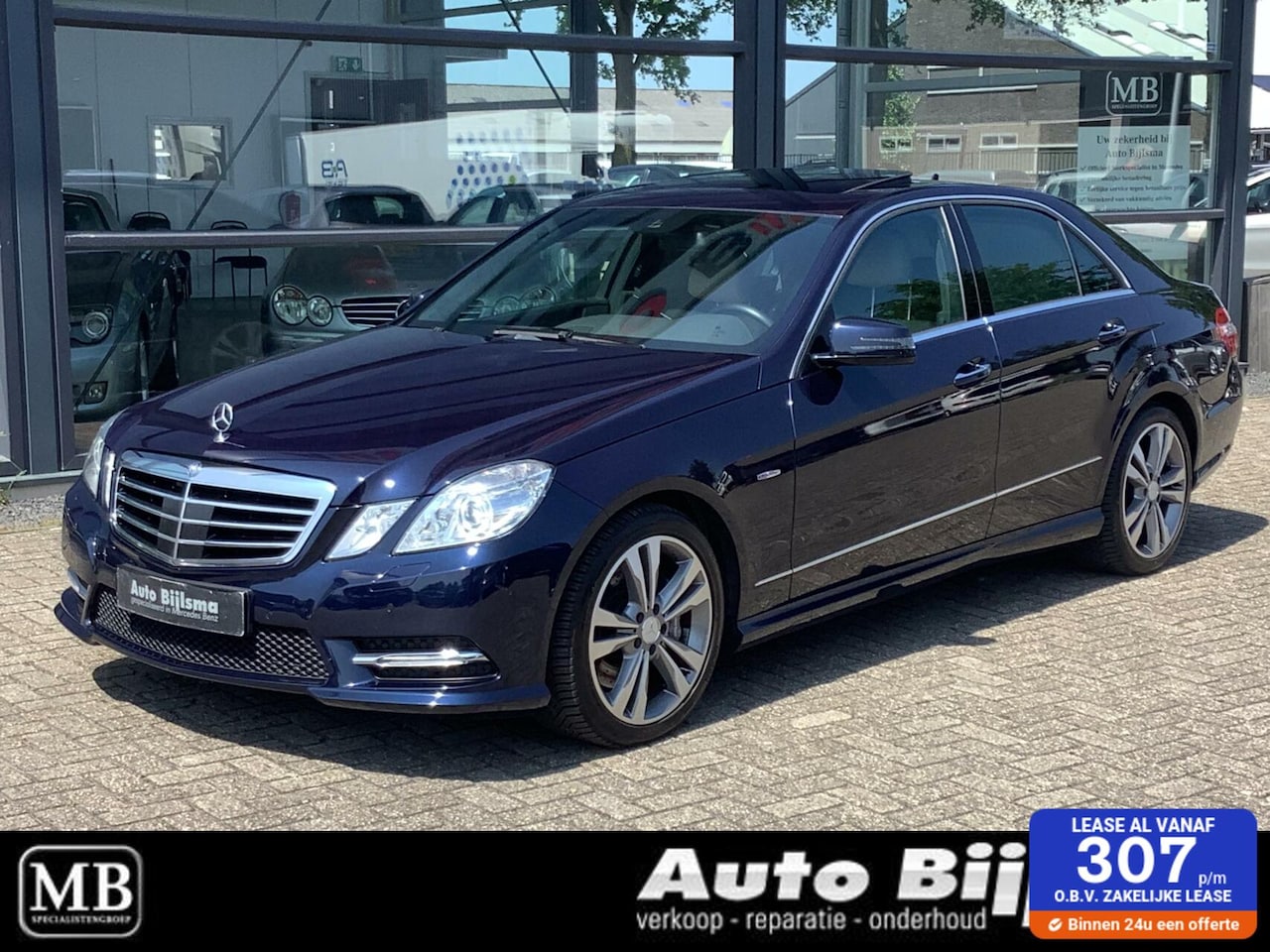 Mercedes-Benz E-klasse - 350 CGI Avantgarde 4-Matic 350 CGI Avantgarde 4-Matic, vol opties, AMG pakket, distronic, schuifdak, - AutoWereld.nl
