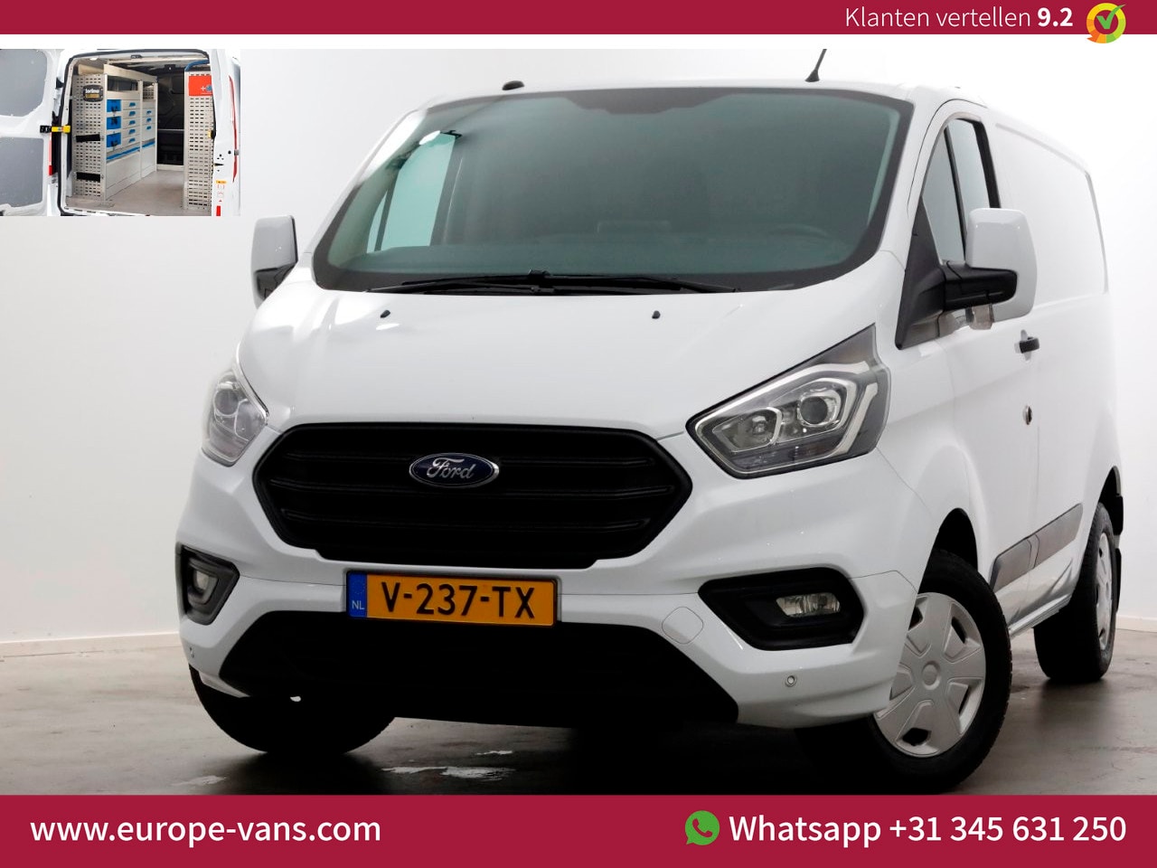 Ford Transit Custom - 2.0 TDCI E6 L1H1 Trend Navi/Inrichting 12-2018 - AutoWereld.nl