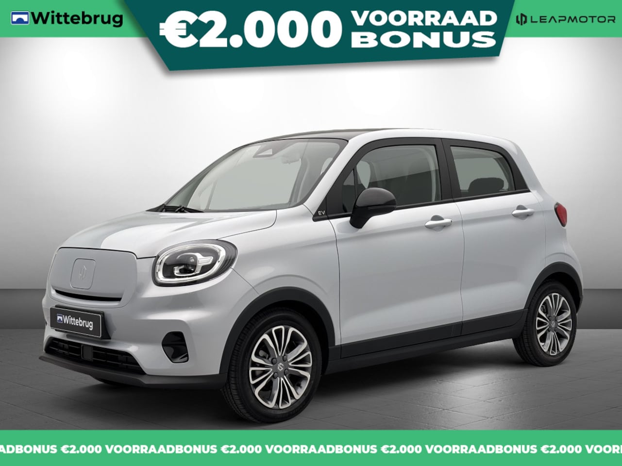 Leapmotor T03 - Design 37.3 kWh Volledig Elektrisch met 265 km WLTP Range, Airconditioning, Panoramadak, A - AutoWereld.nl