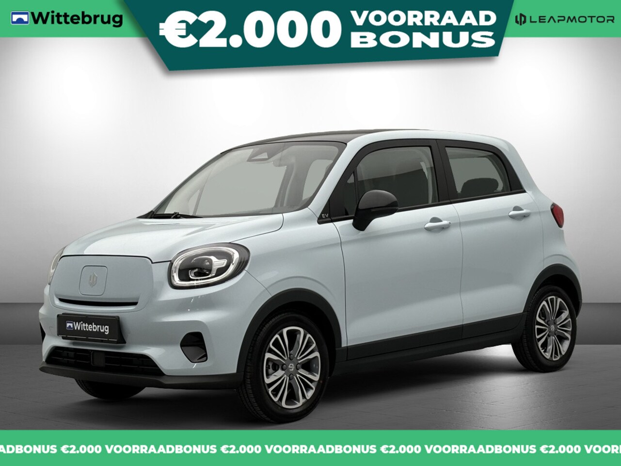 Leapmotor T03 - Design 37.3 kWh Volledig Elektrisch met 265 km WLTP Range, Airconditioning, Panoramadak, A - AutoWereld.nl