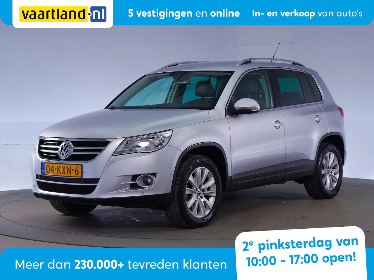 Volkswagen Tiguan - 2.0 TSI Sport&Style 4Motion Aut [ Leder Trekhaak Pdc ] - AutoWereld.nl